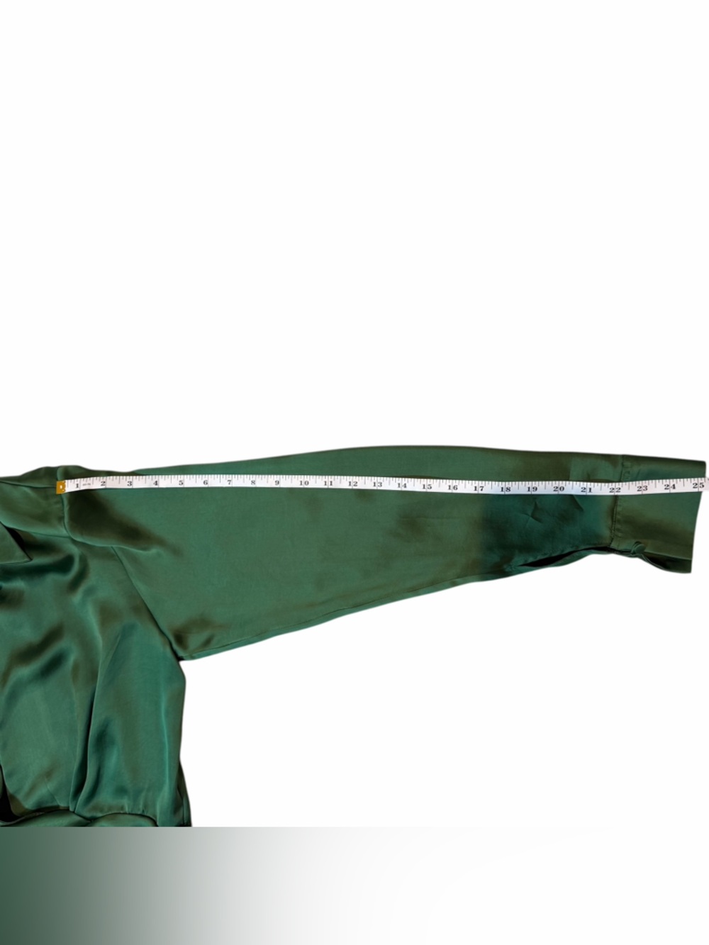 Zara Women's Short Satin Effect Wrap Mini Dress in Green Size M - Picture 6 of 11